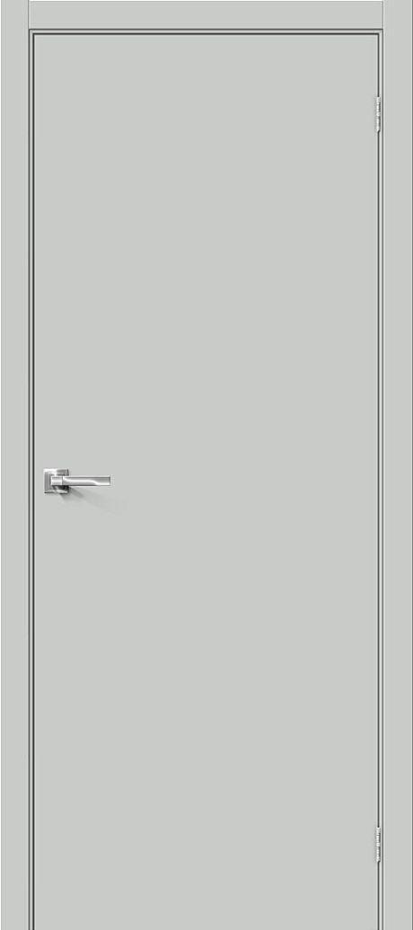 Межкомнатная дверь глухая Браво-0.П Grey Matt (BRAVO)