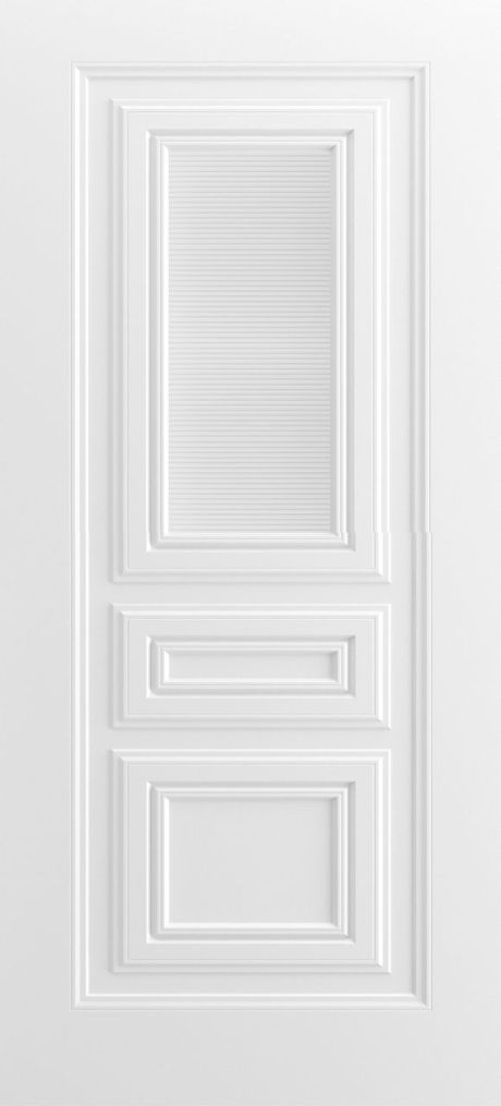 Глухая межкомнатная дверь Титул-5 В2 Белый Эмаль (Шейл Дорс)