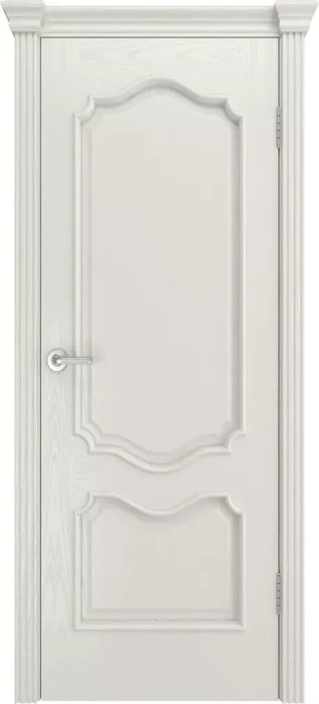 Глухая межкомнатная дверь Милан Бьянко Шпон (Бипи Дорс)