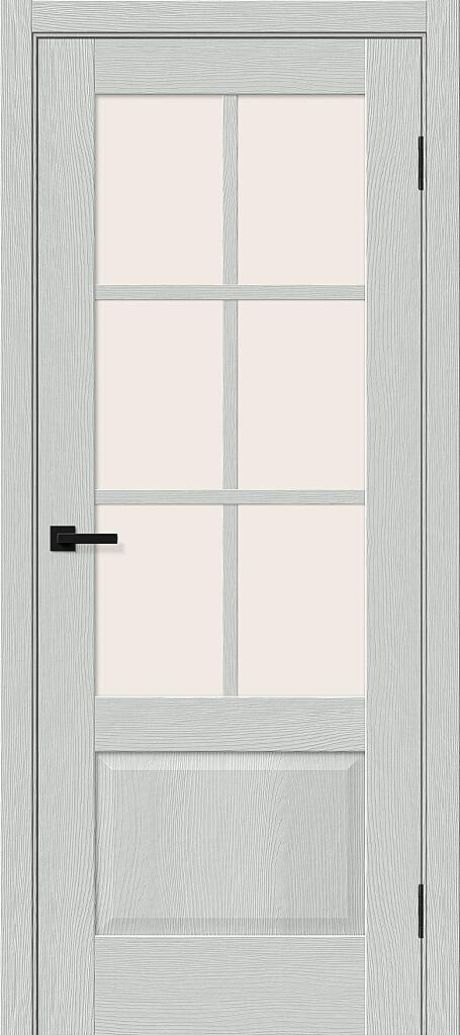 Межкомнатная дверь остекленная Прима-13.0.1 Grey Wood (Mr.wood)