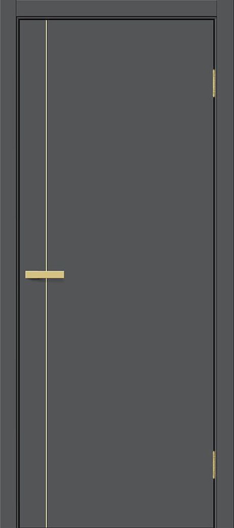 Межкомнатная дверь глухая Браво-0.10.П (SG:P3) Stormy Silk (BRAVO)