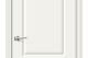 Межкомнатная дверь глухая Скинни-12 Whitey (BRAVO)