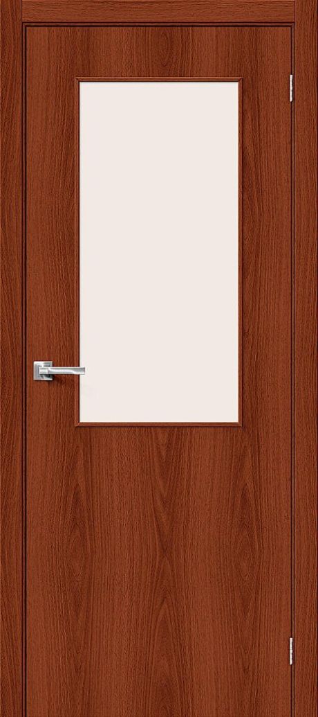 Межкомнатная дверь остекленная Гост-7 Л-11 (ИталОрех) (BRAVO)