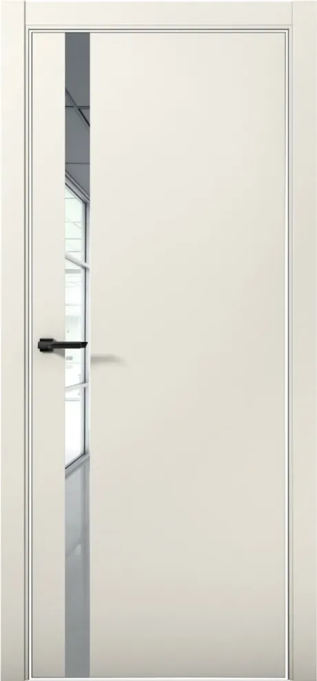 Межкомнатная дверь с зеркалом ESTETICA 07 Магнолия Кромка AL White (Brandoors)