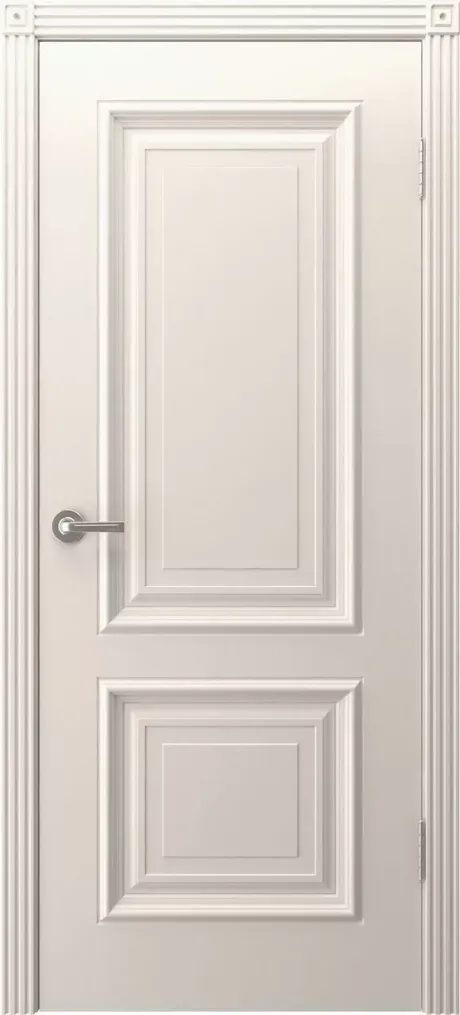 Глухая межкомнатная дверь Акцент Шампань Эмаль (Шейл Дорс)