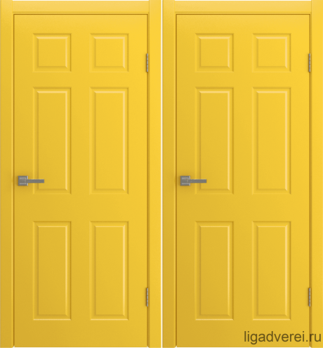 Межкомнатная дверь Barselona Желтый Эмаль (Лига дверей)