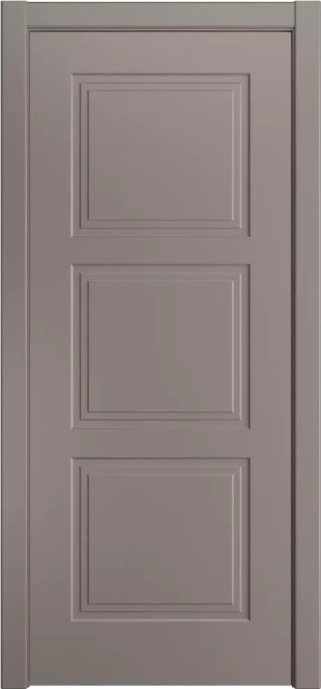 Глухая межкомнатная дверь ID-Челси 3.1 Темно-серый Эмаль (Мильяна)