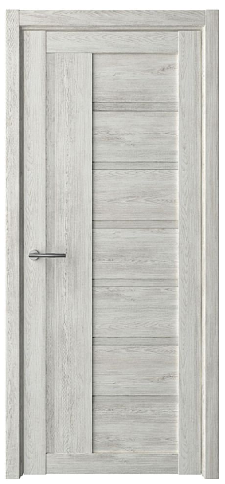 Глухая межкомнатная дверь Мадрид Дуб нордик Эко-шпон (ALBERO)