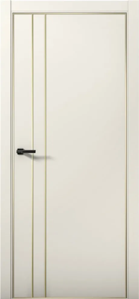 Межкомнатная дверь ESTETICA 04 Магнолия Кромка AL Gold (Brandoors)