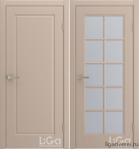 Межкомнатная дверь Amore Латте Эмаль (Лига дверей)