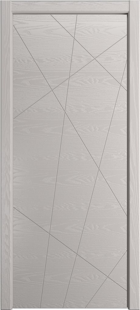 Глухая межкомнатная дверь ID-N Агат Шпон (Мильяна)