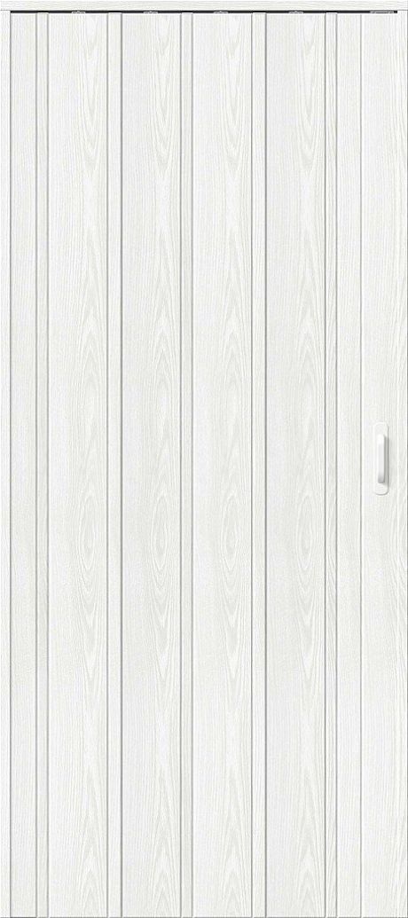 Складная межкомнатная дверь глухая ДСК 007 Серый ясень (BRAVO)