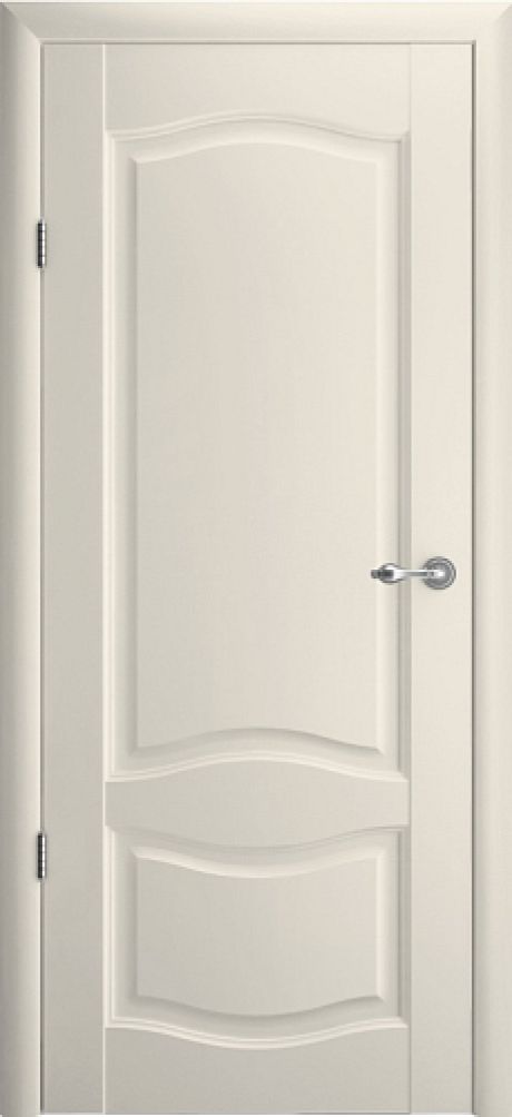 Глухая межкомнатная дверь Лувр-1 Ваниль Vinyl (ALBERO)