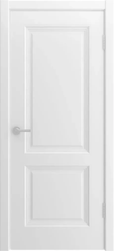 Глухая межкомнатная дверь Шелли Белый Эмаль (Шейл Дорс)