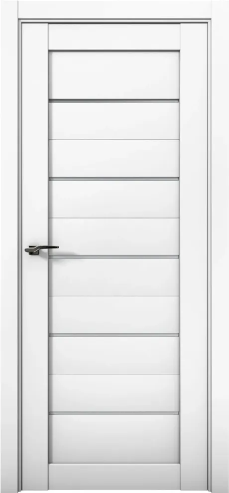 Межкомнатная дверь со стеклом PRIME 01 Аляска (Brandoors)