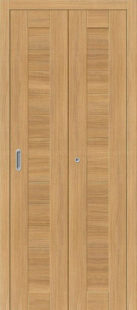 Складная межкомнатная дверь глухая Порта-21 Porta Anegri Veralinga (ĒLPORTA)