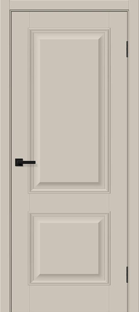 Межкомнатная дверь глухая Классик-12 Cream Silk (ĒLPORTA)