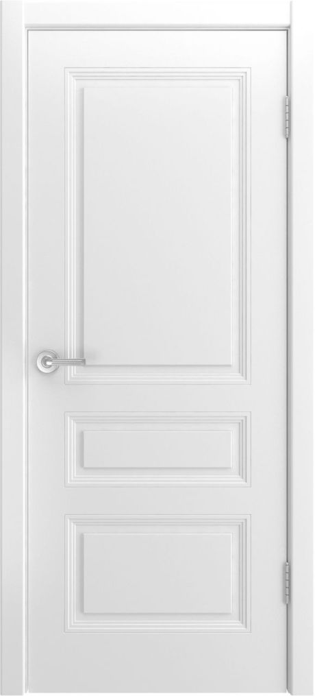 Глухая межкомнатная дверь Манхэттен Белый Эмаль (Бипи Дорс)