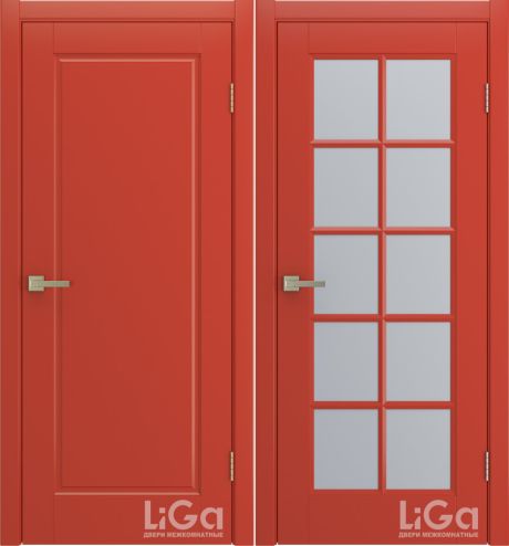 Межкомнатная дверь Amore Красный Эмаль (Лига дверей)