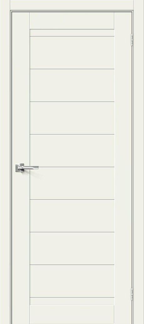 Межкомнатная дверь глухая Браво-21 White Mix (BRAVO)