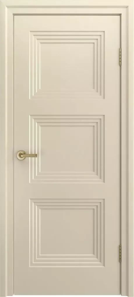 Глухая межкомнатная дверь Каролина Крем Эмаль (Бипи Дорс)