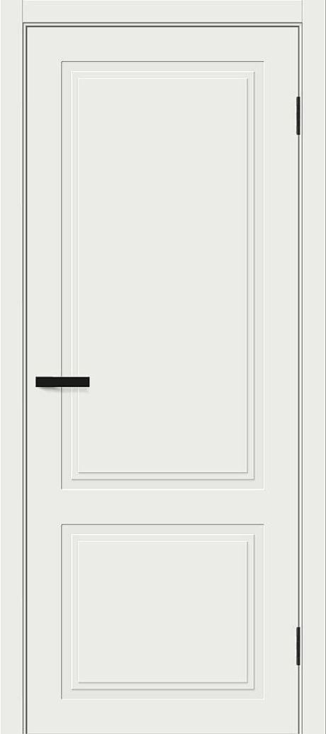 Межкомнатная дверь глухая Граффити-42 Super White (BRAVO)