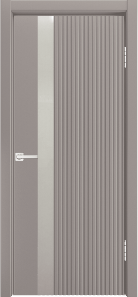 Межкомнатная дверь со стеклом Ультра-1 Мокко Эмаль (Шейл Дорс)