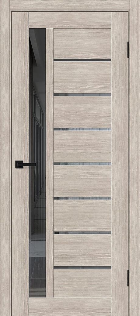 Межкомнатная дверь остекленная Браво-27 Cappuccino Melinga (BRAVO)