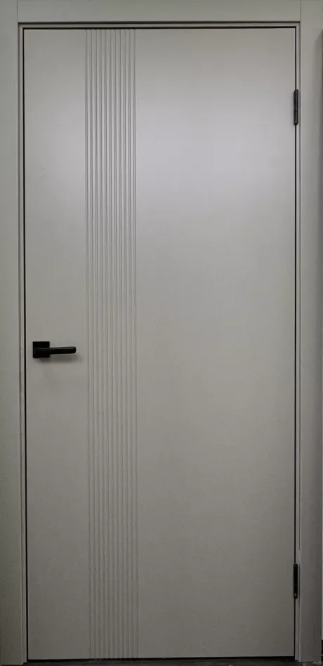 Глухая межкомнатная дверь Ультра Лайн RAL 7047 Эмаль (Шейл Дорс)