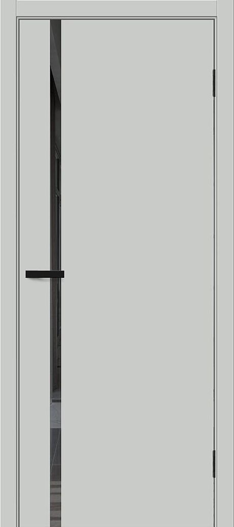 Межкомнатная дверь остекленная Браво-0.40.П Grey Silk (BRAVO)