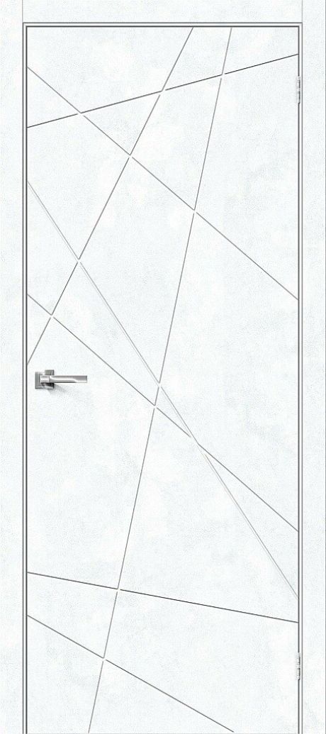 Межкомнатная дверь глухая Граффити-5 Snow Art (Mr.wood)