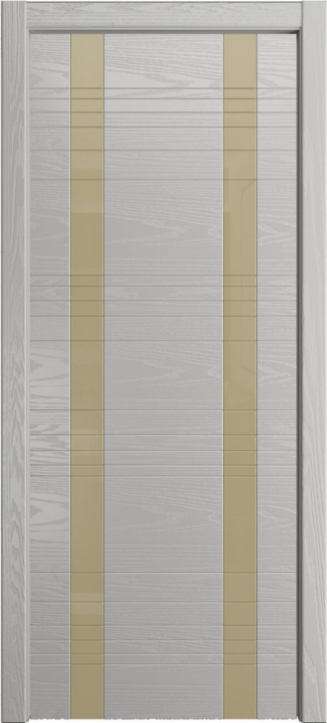 Межкомнатная дверь со стеклом ID-D Грей Шпон (Мильяна)