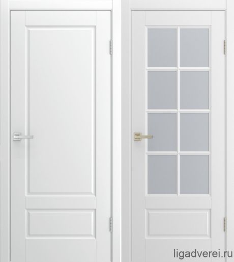 Межкомнатная дверь Amore-2 Белый Эмаль (Лига дверей)