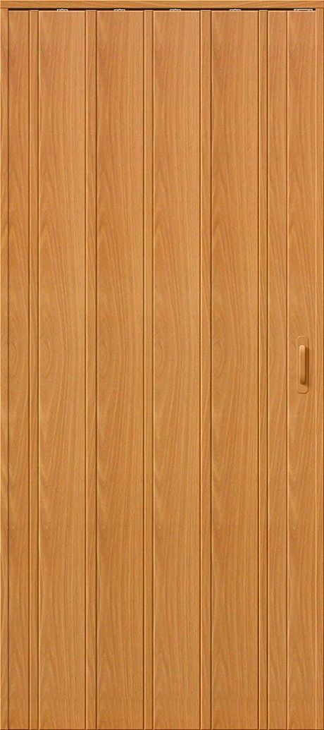 Складная межкомнатная дверь глухая ДСК 007 Миланский орех (BRAVO)