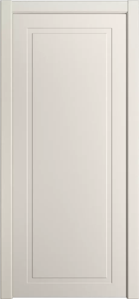 Глухая межкомнатная дверь Бипи-1 Шампань Эмаль (Шейл Дорс)