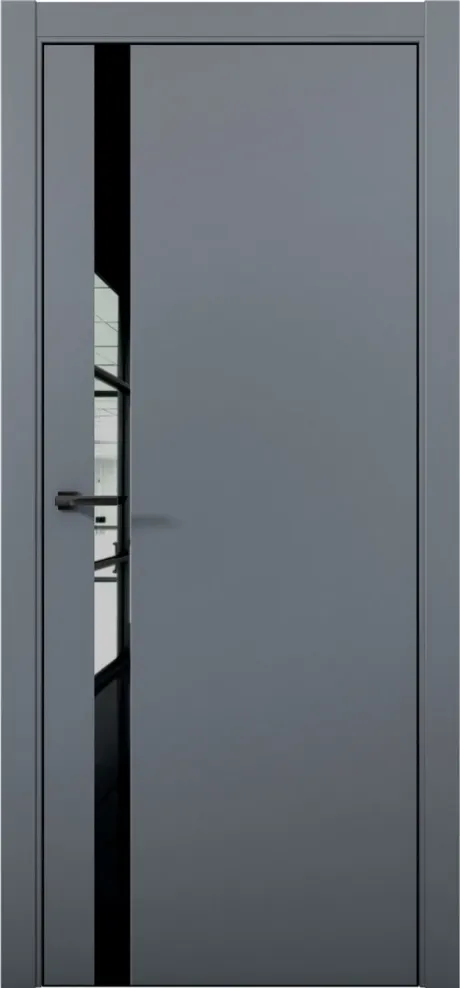 Межкомнатная дверь ESTETICA 07 Антрацит Кромка AL Black (Brandoors)