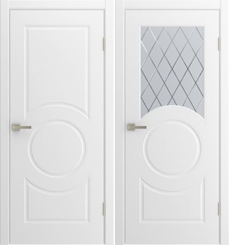 Межкомнатная дверь Donna Белый Эмаль (Лига дверей)