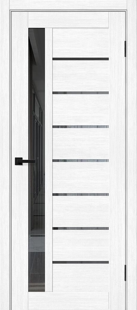 Межкомнатная дверь остекленная Браво-27 Snow Melinga (BRAVO)