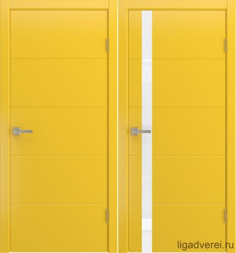 Межкомнатная дверь Barocco Желтый Эмаль (Лига дверей)