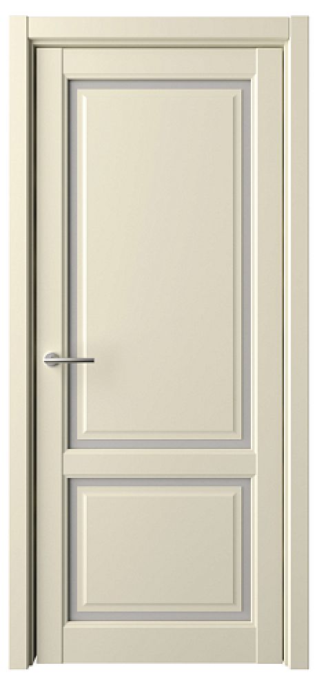 Межкомнатная дверь со стеклом Афина-2 Сэнд Vinyl Стекло мателюкс (ALBERO)