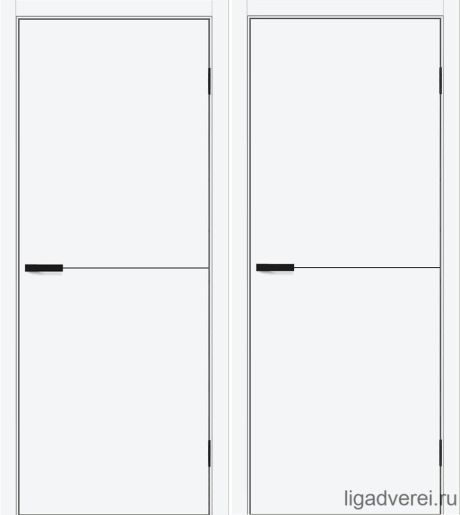 Межкомнатная дверь Prime-1 Белый ПЭТ (Лига дверей)