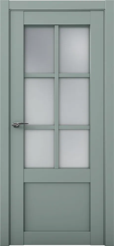 Межкомнатная дверь со стеклом PRIME 21 Deep Green (Brandoors)