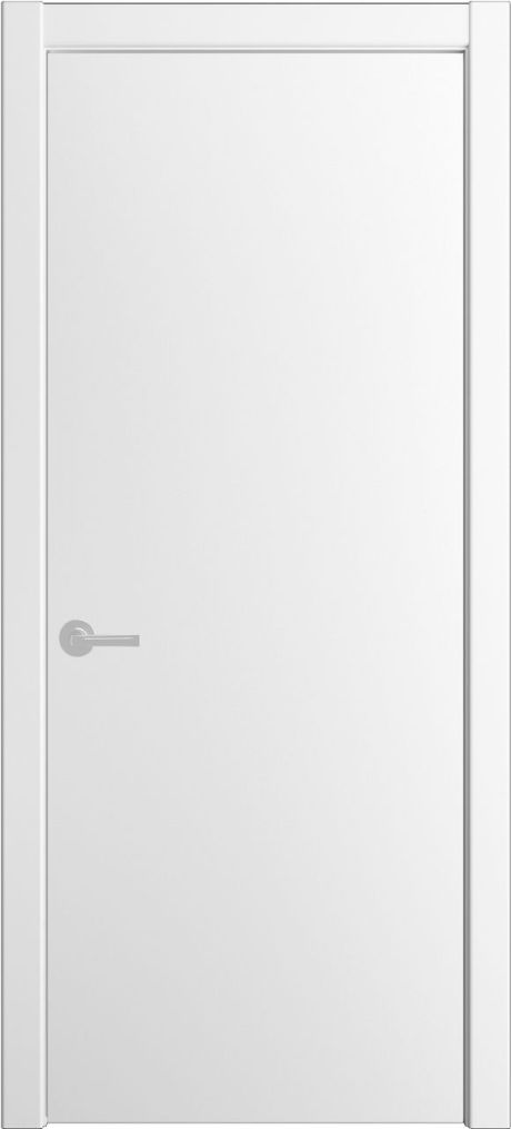 Глухая межкомнатная дверь Шелли-0 Белый Эмаль (Шейл Дорс)