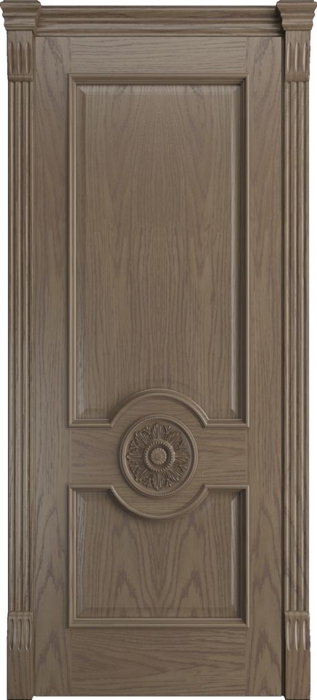 Глухая межкомнатная дверь Портофино Дуб грейвуд Шпон (Бипи Дорс)
