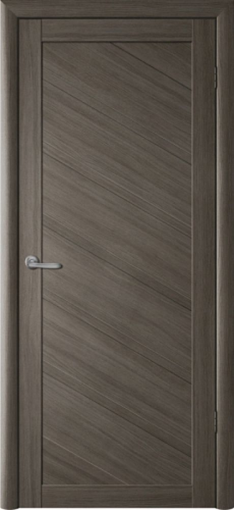 Глухая межкомнатная дверь Сингапур Серый кедр Эко-шпон (ALBERO)