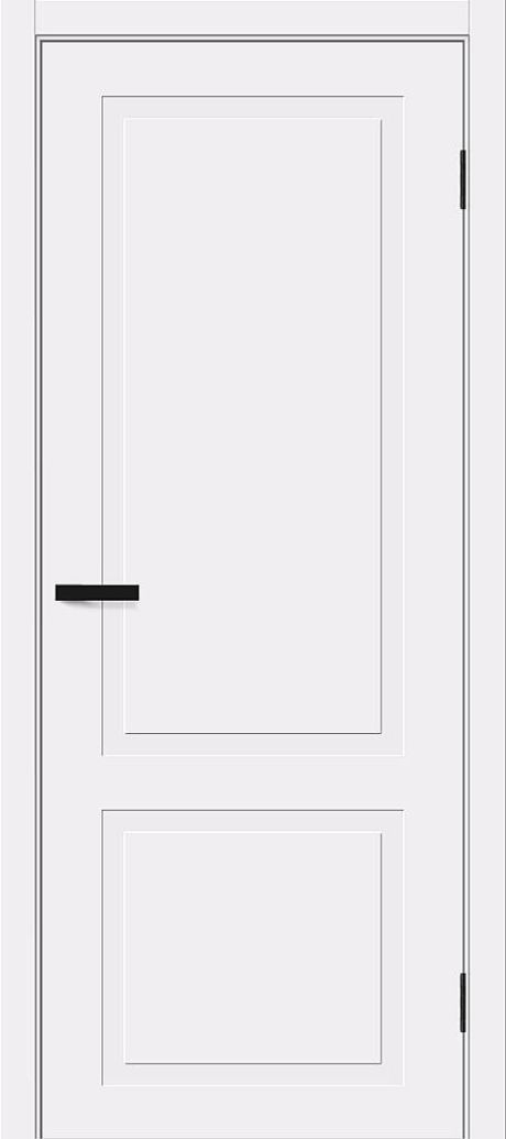 Межкомнатная дверь глухая Граффити-12 White Pro (BRAVO)