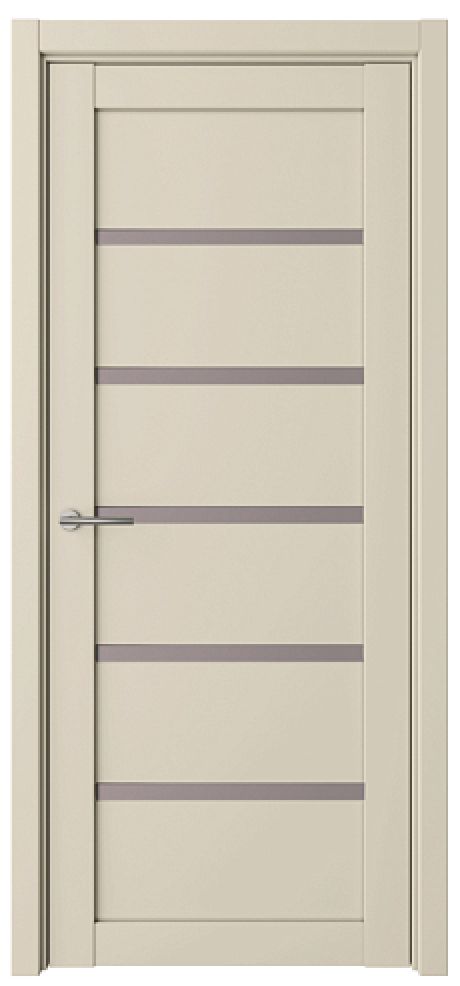 Межкомнатная дверь со стеклом Вена Сэнд Vinyl Стекло мателюкс бронза (ALBERO)