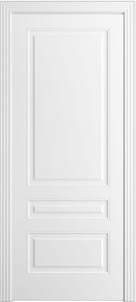 Глухая межкомнатная дверь Бьянка Белоснежный Эмаль (Бипи Дорс)