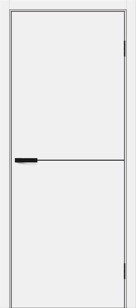 Межкомнатная дверь глухая Браво-0.81 White Pro (BRAVO)