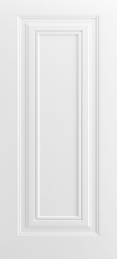 Глухая межкомнатная дверь Титул-1 В1 Белый Эмаль (Шейл Дорс)